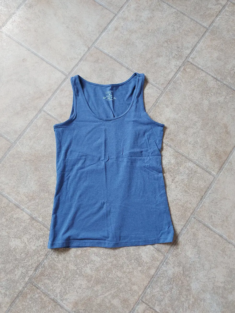 Primark blue vest top size 12/14