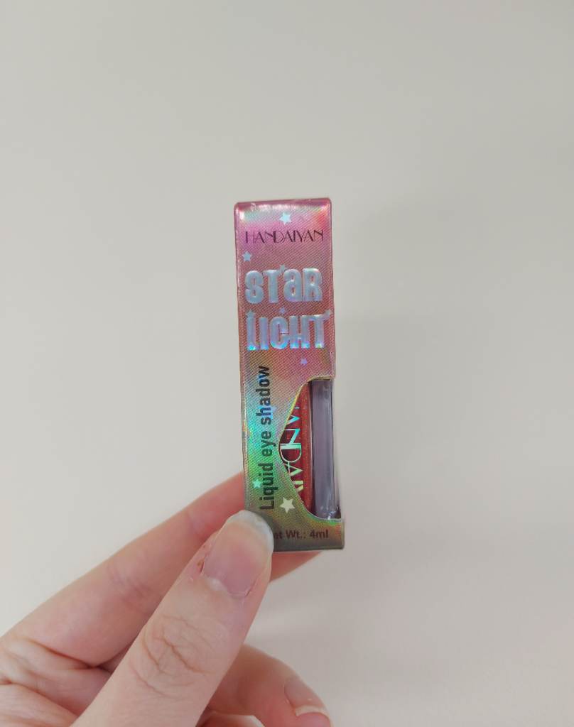 Star light pink burgundy colour shimmer liquid eyeshadow
