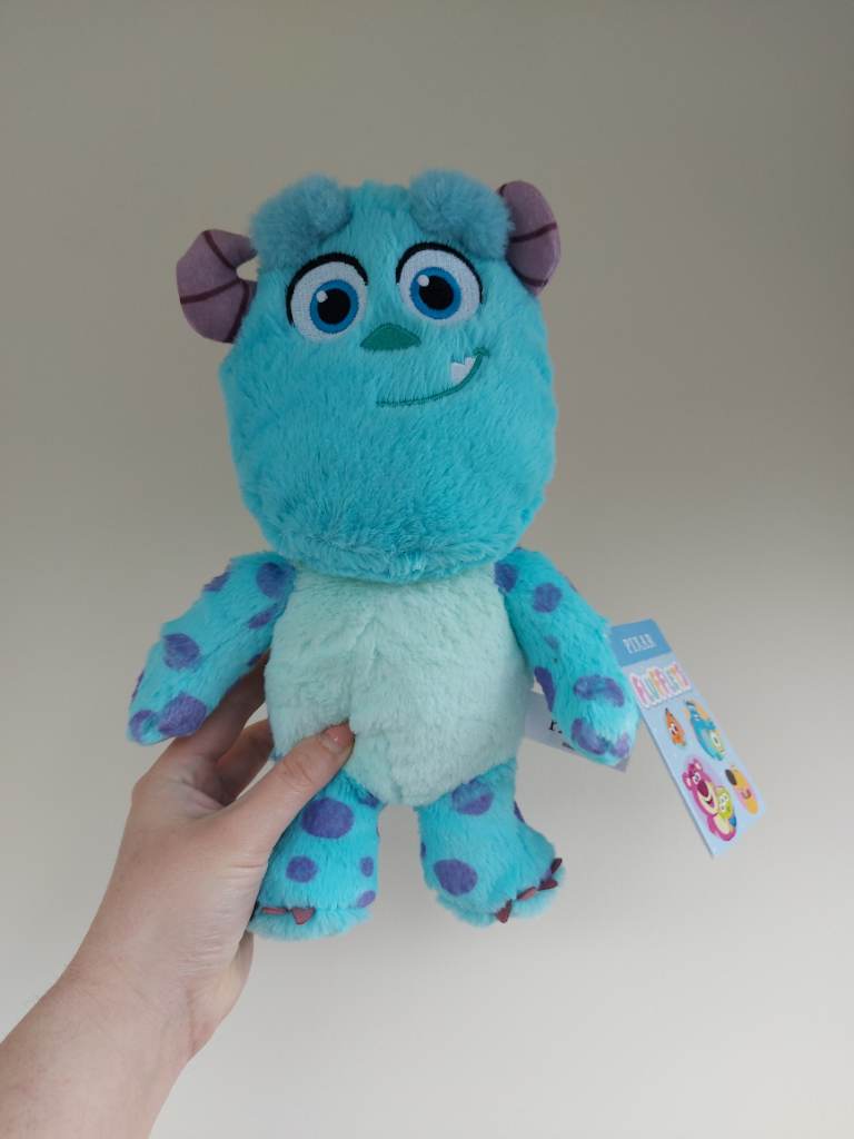 Disney Pixar Flufflets Sulley Monsters Inc Soft Plush Kids Toy