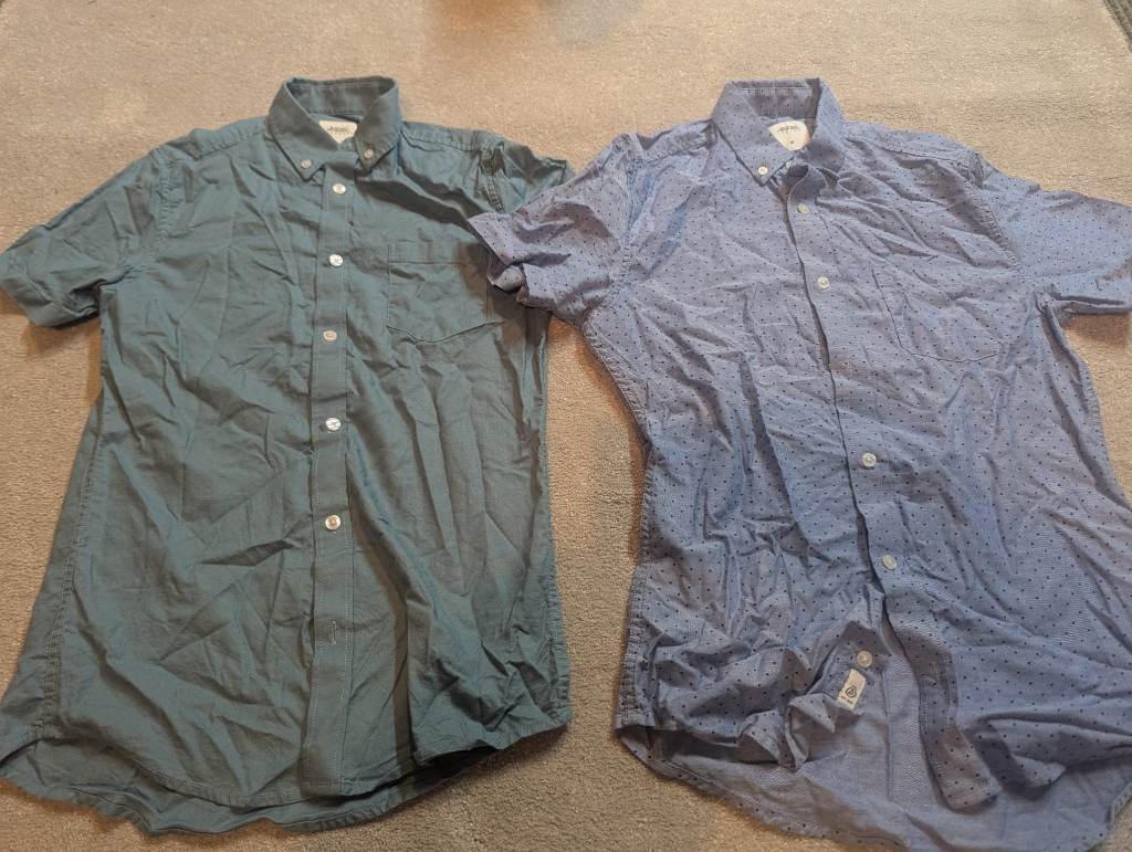 Mens xs extra small short sleeved burton shirt bundle