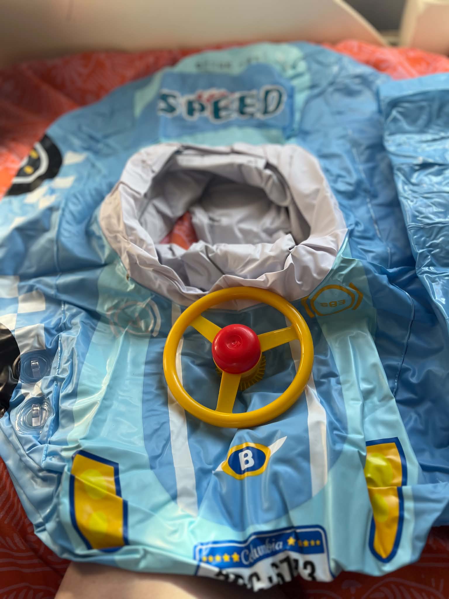 Car baby float