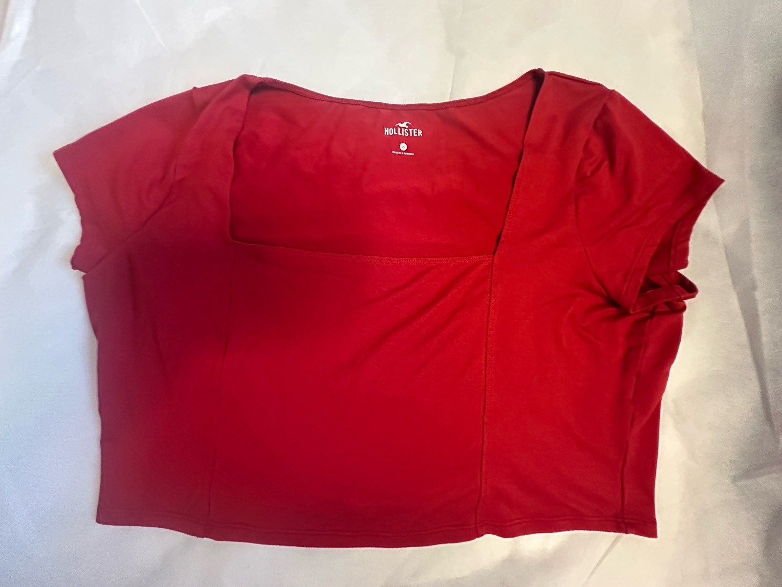Hollister Red Crop Top