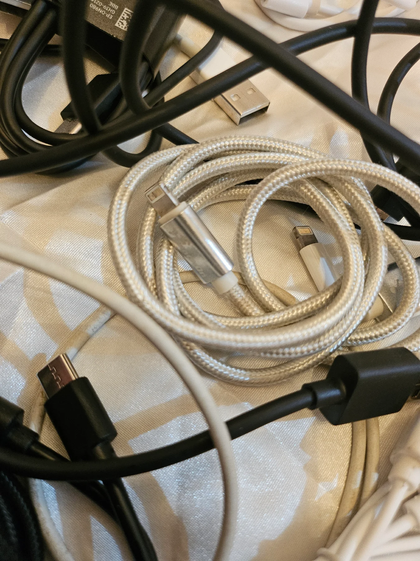 Bundle of chargers/leads