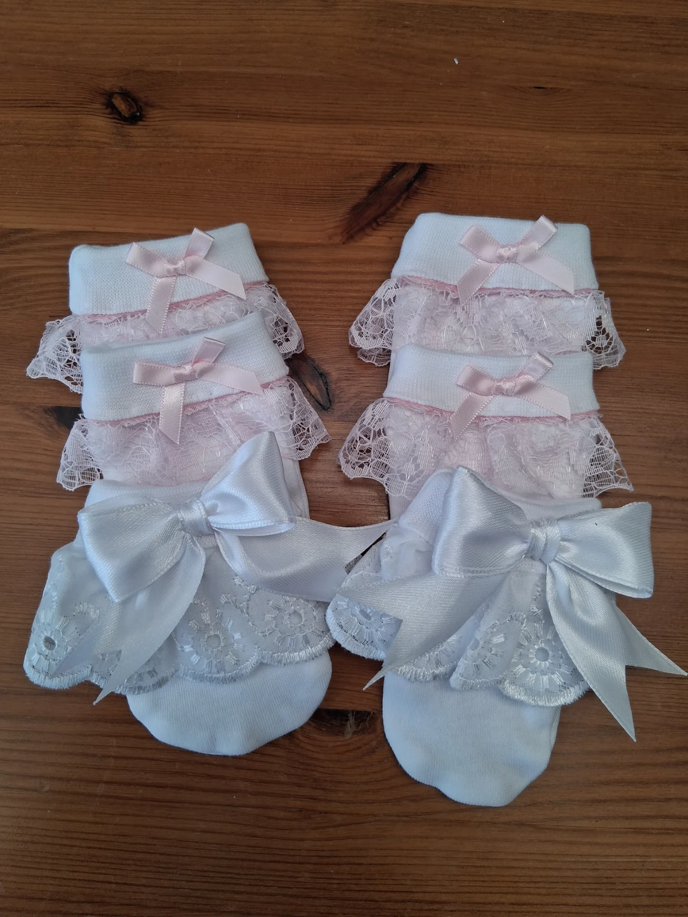 3 pairs of baby anti scratch mittens size newborn
