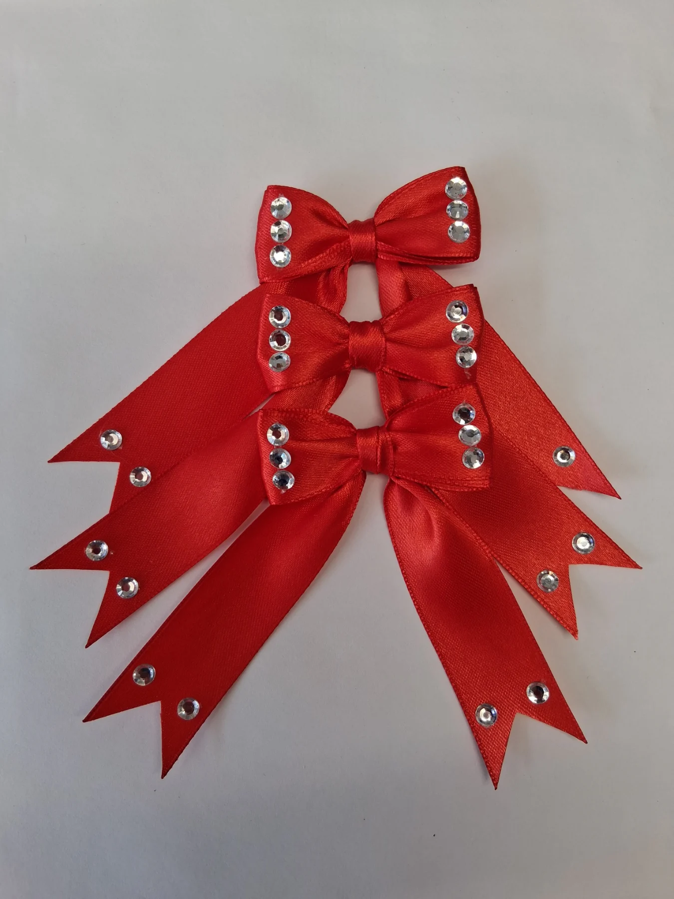 Satin bows 6 for sewing and crafts