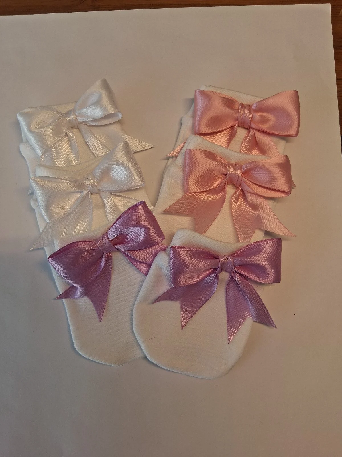 Baby girls gloves scratch mittens size newborn