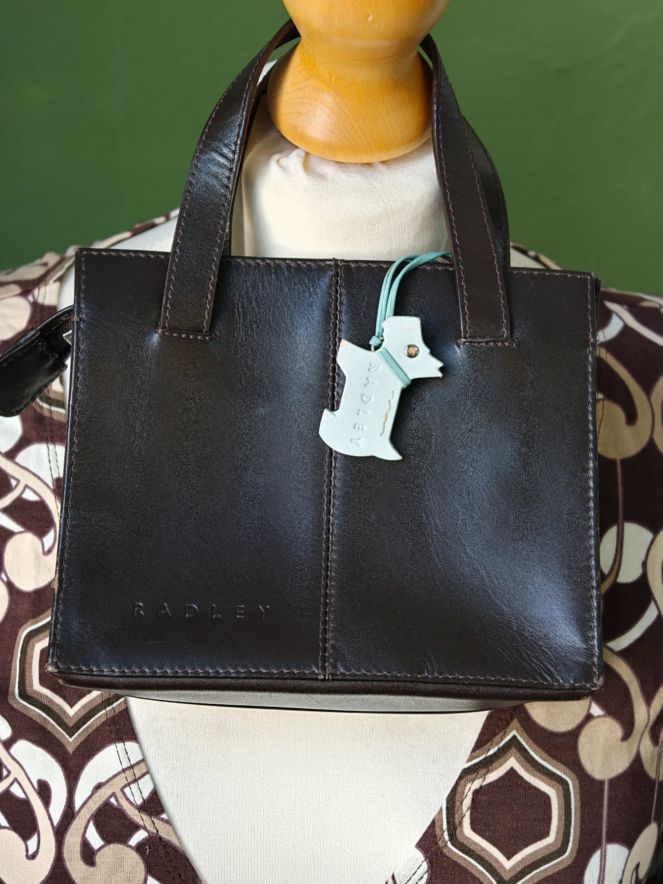Radley Vintage brown Leather mini Handbag