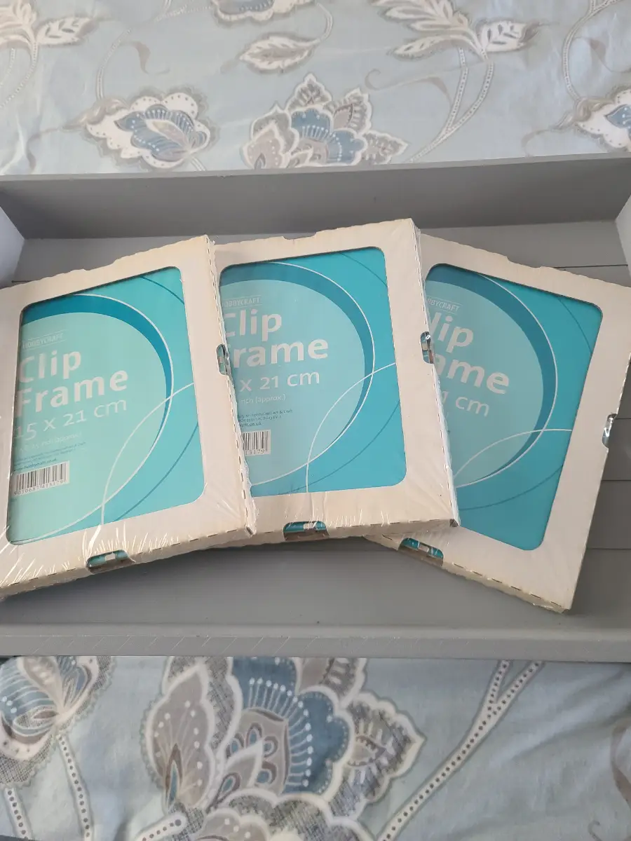 3 clip photo frames
