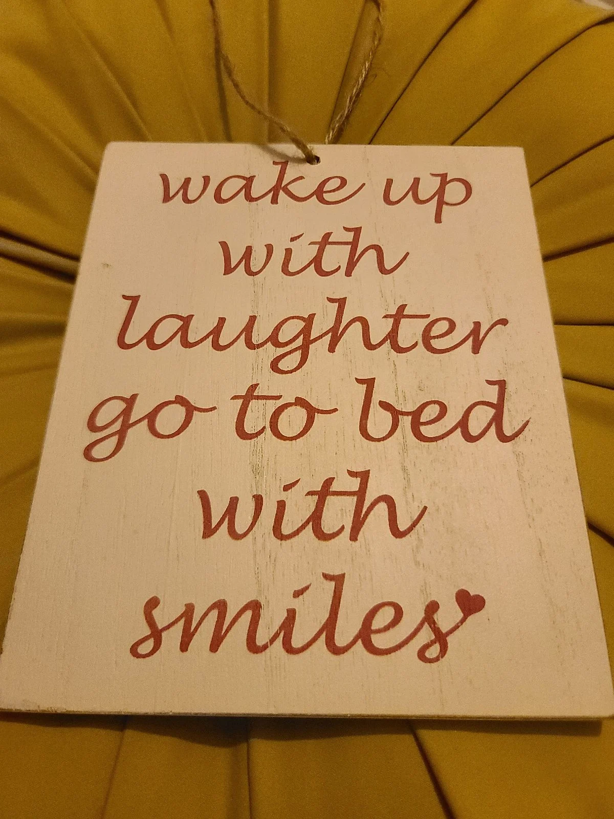 Wooden hanging plaque