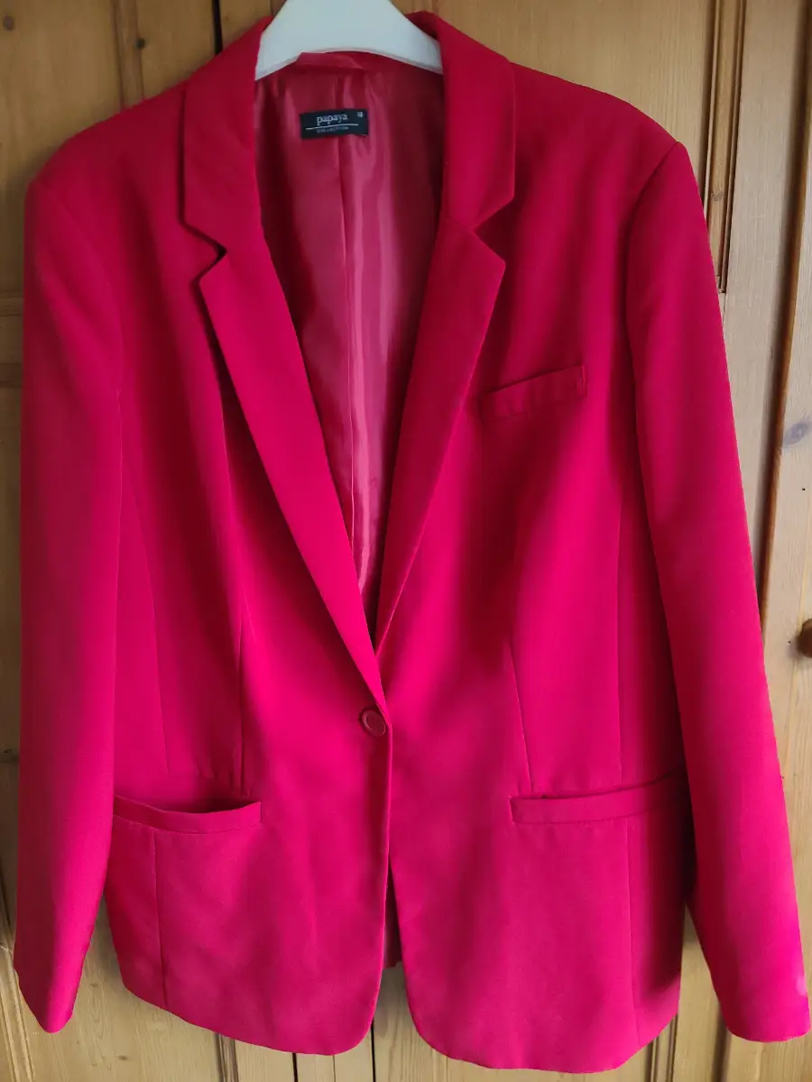 Red Blazer Jacket