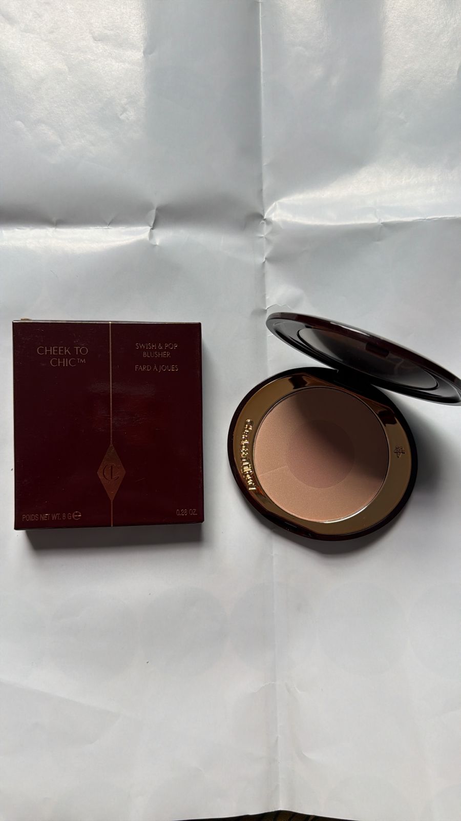 Charlotte Tilbury chook to chic swish pop and blusher