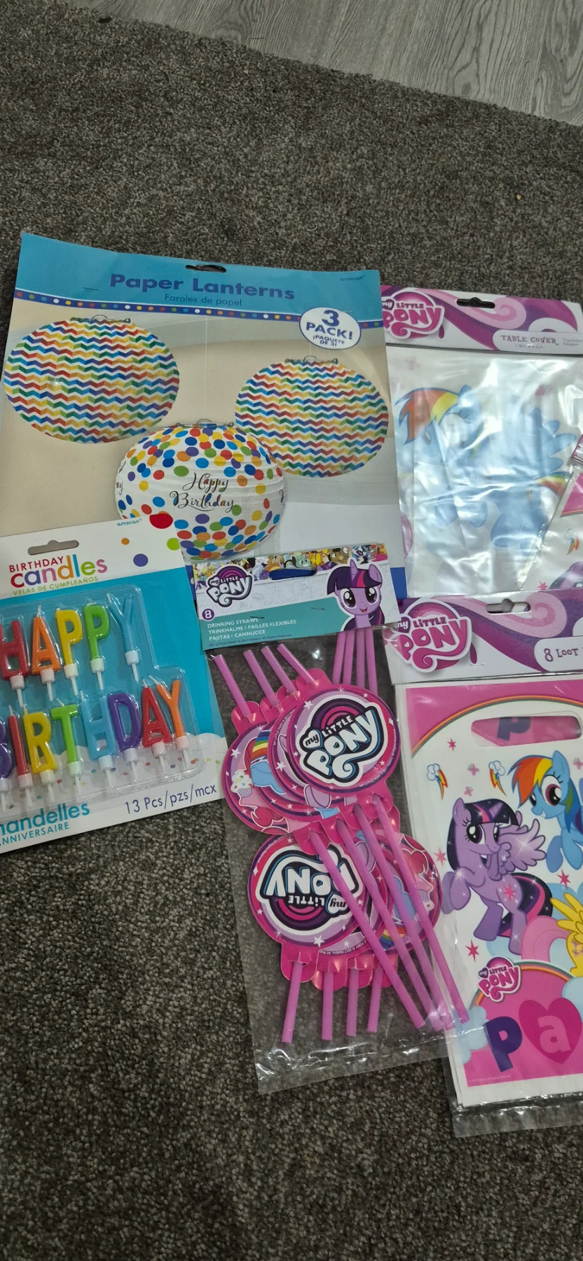 Little pony birthday decorations