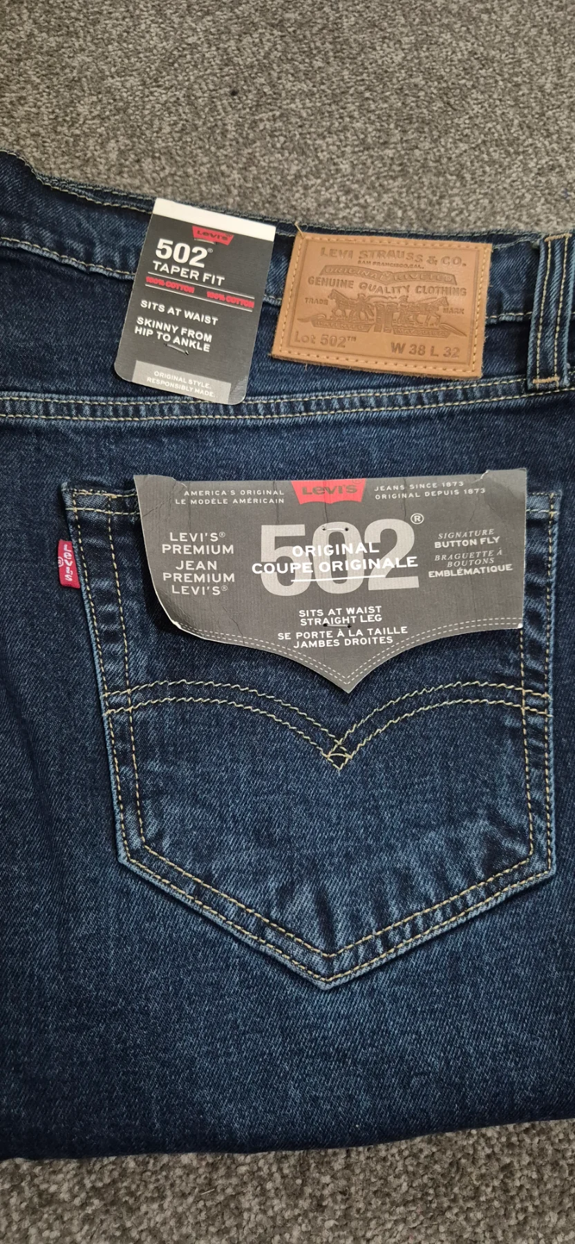 Levi's  502 skinny jeans