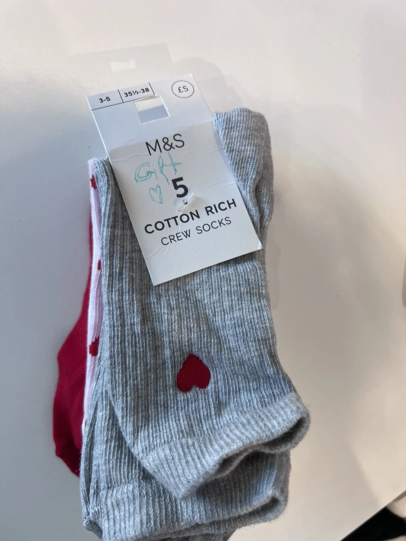 M&S socks size 3-5