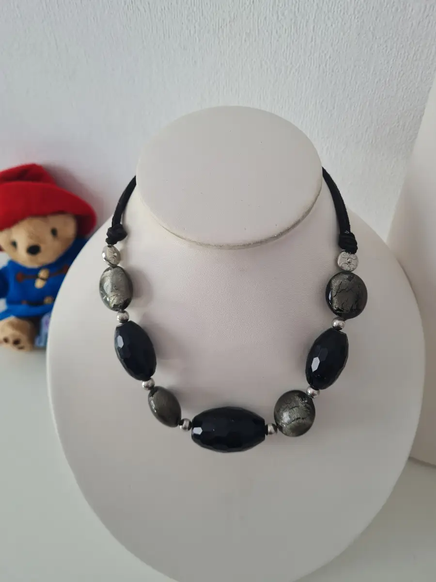Marks & Spencer glass beaded necklace