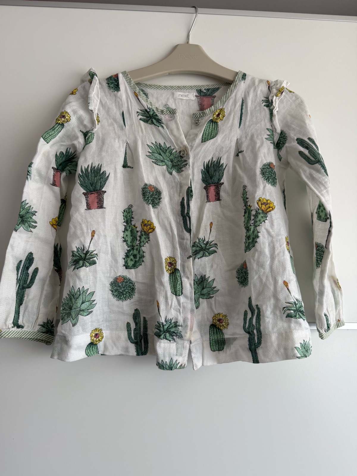 Girls Next 4-5 years cactus lightweight blouse