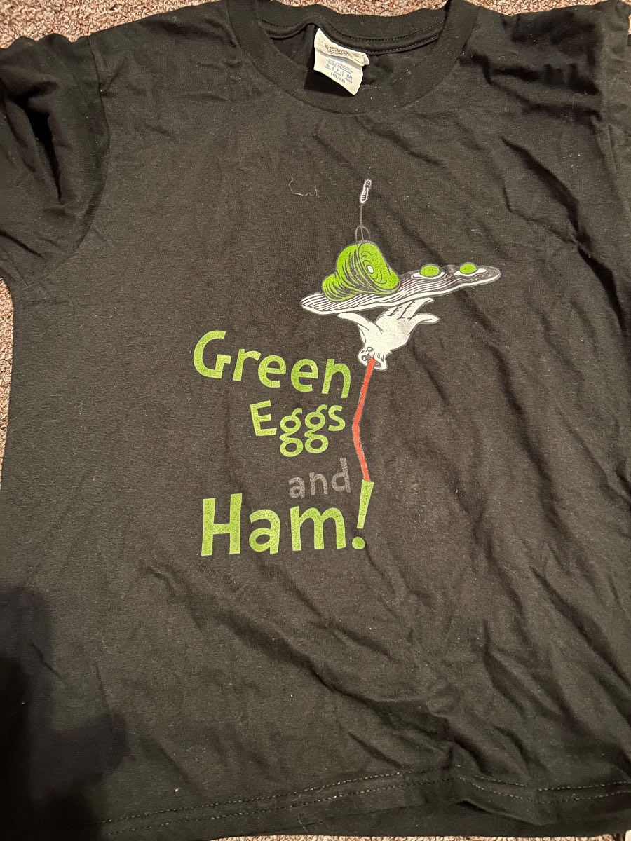 Greens eggs and ham T-shirt