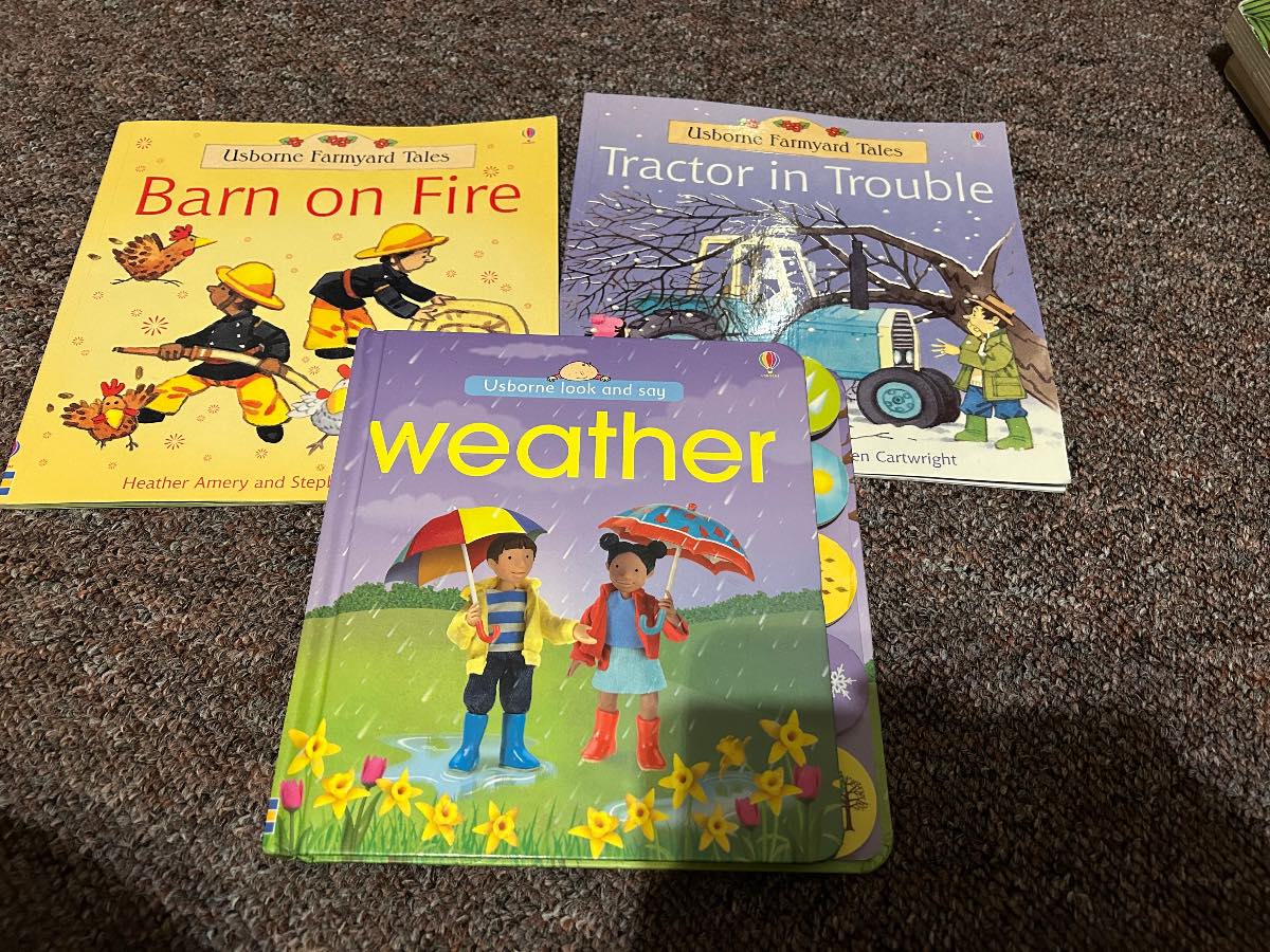 3 Usborne books