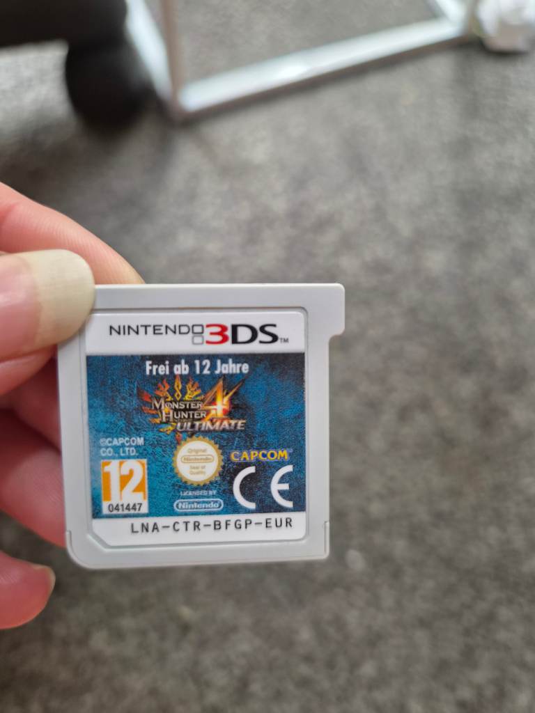 nintendo 3ds - monster hunter ultimate game