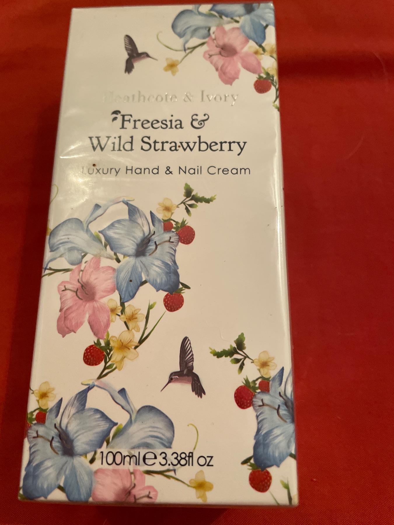 Freesia & wild strawberry luxury hand cream and nail cream