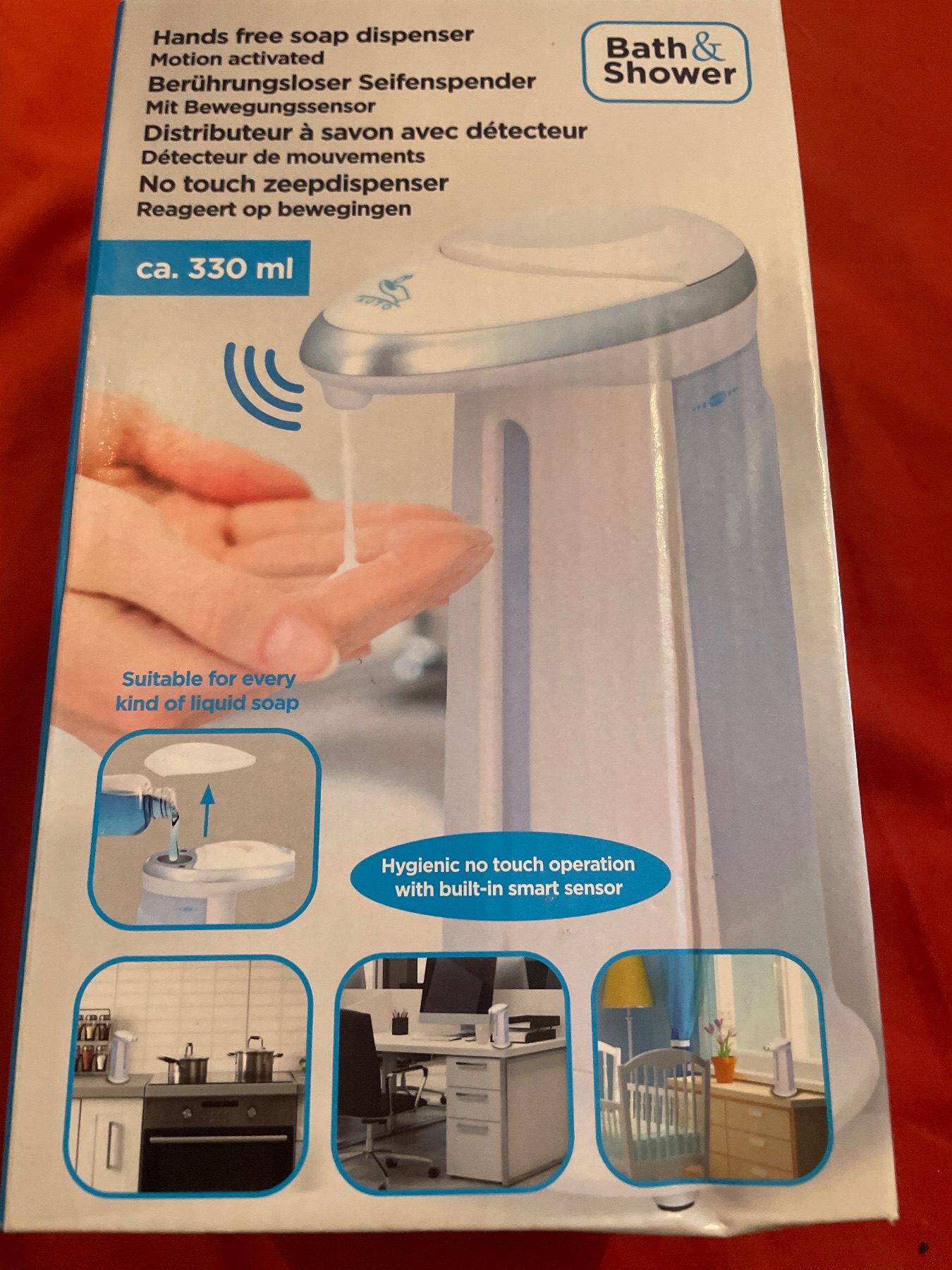 Hands free soap dispenser