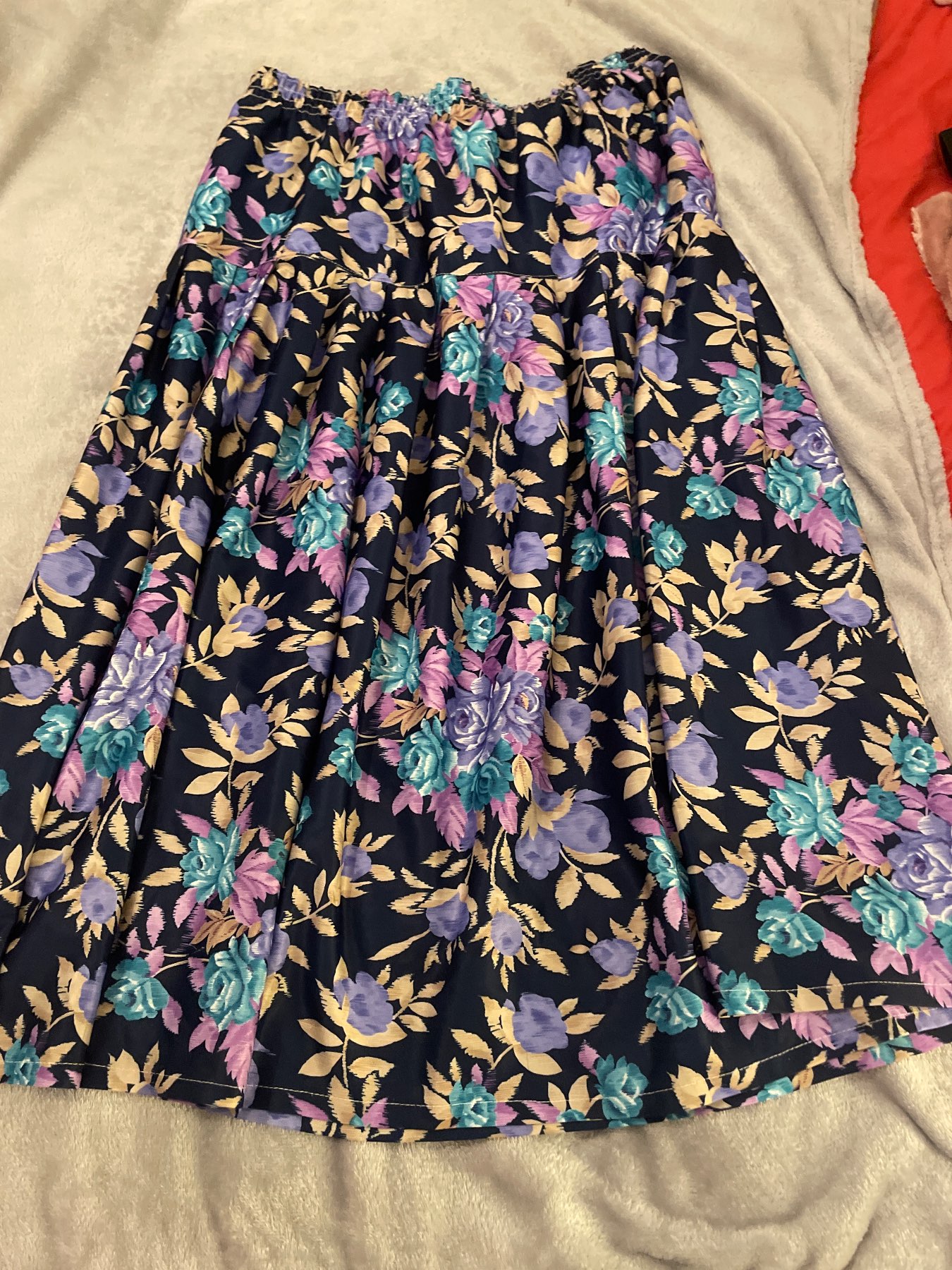 Ladies flowered skirt