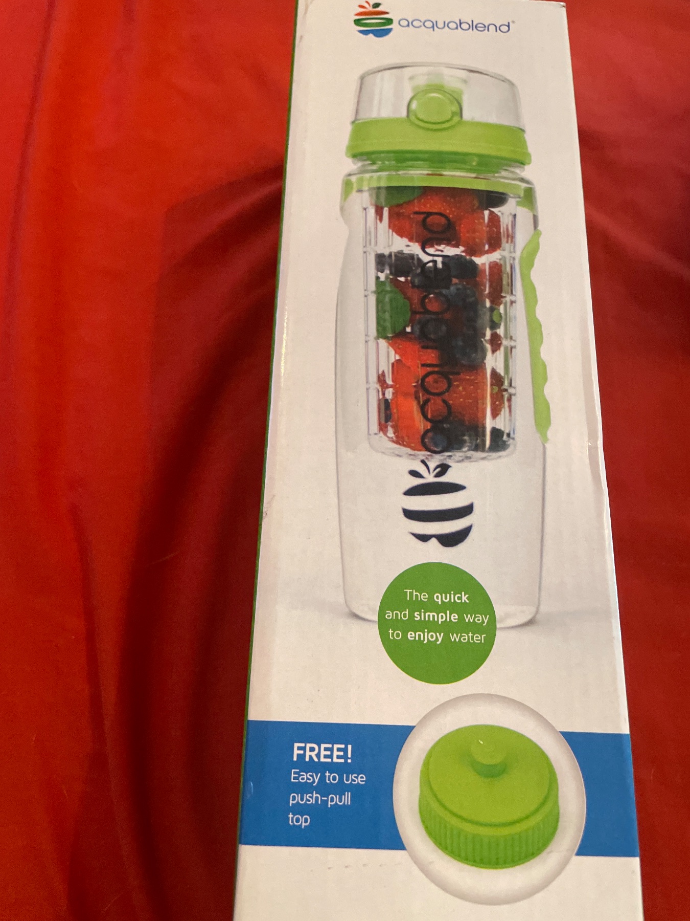 Fruit inspired water bottle