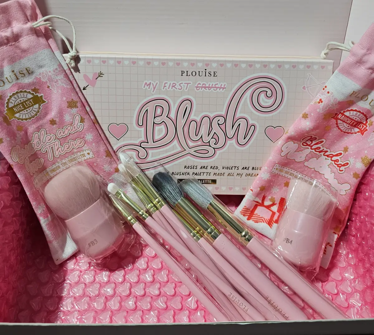 Bundle PLouise brushes and my first blush pallette