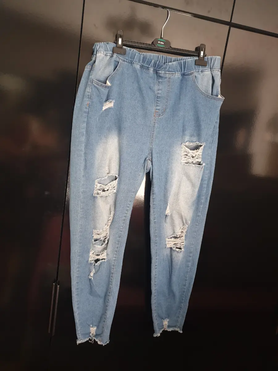 Shein Elasticated Waist Jeans 2XL