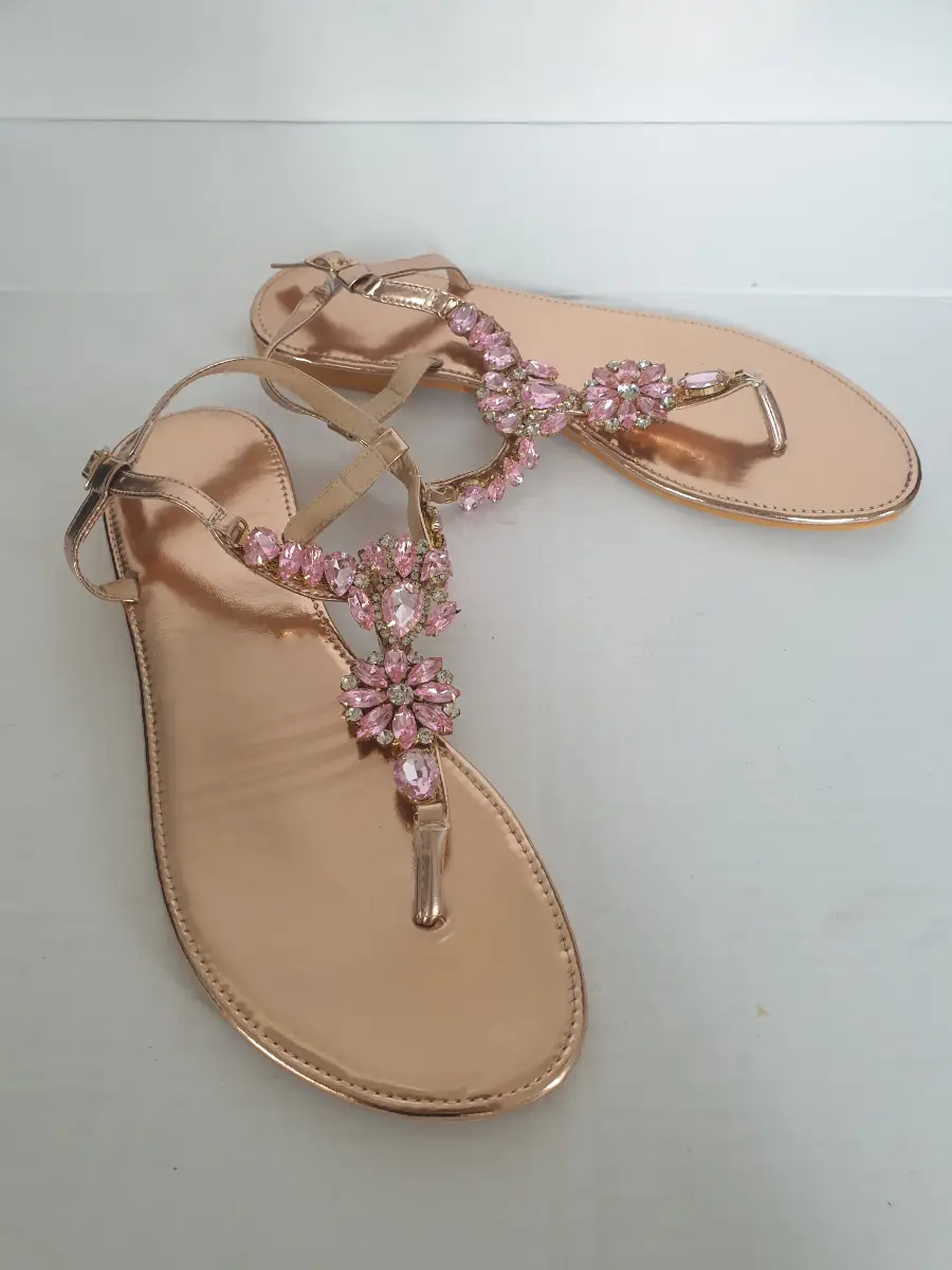 Pink Sparkly Sandals eu41