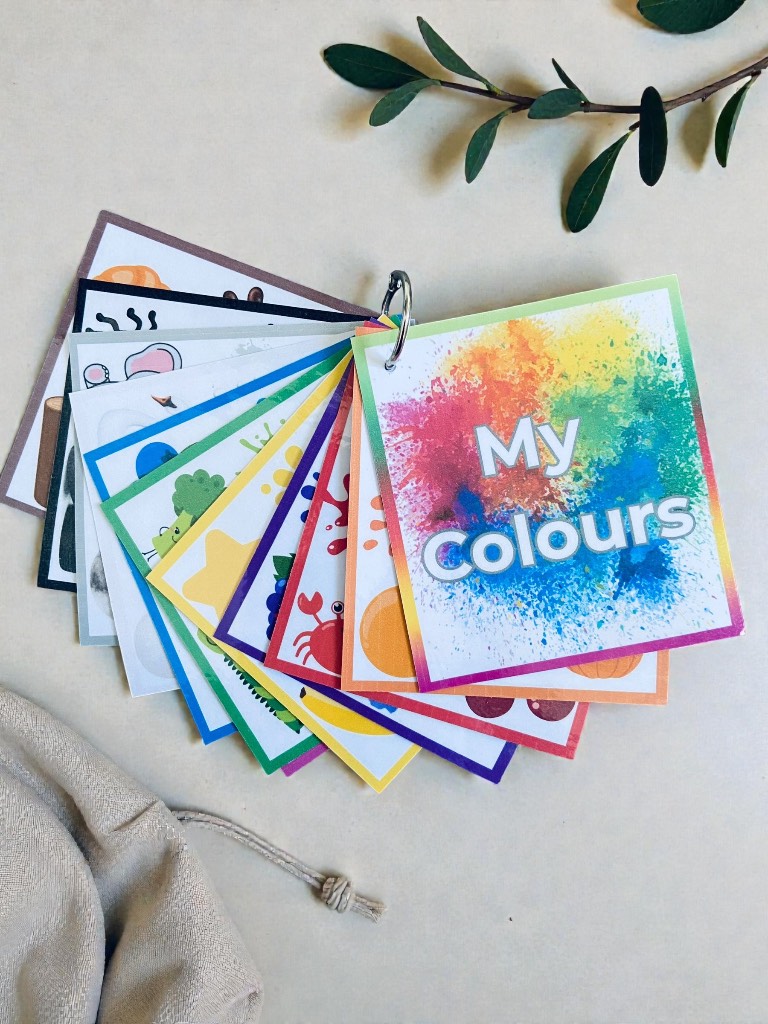 My Colours Flashcards Book Early Years Pre School Children Education Flash Cards.