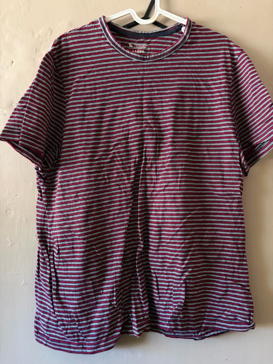 Tu Striped T-Shirt Large