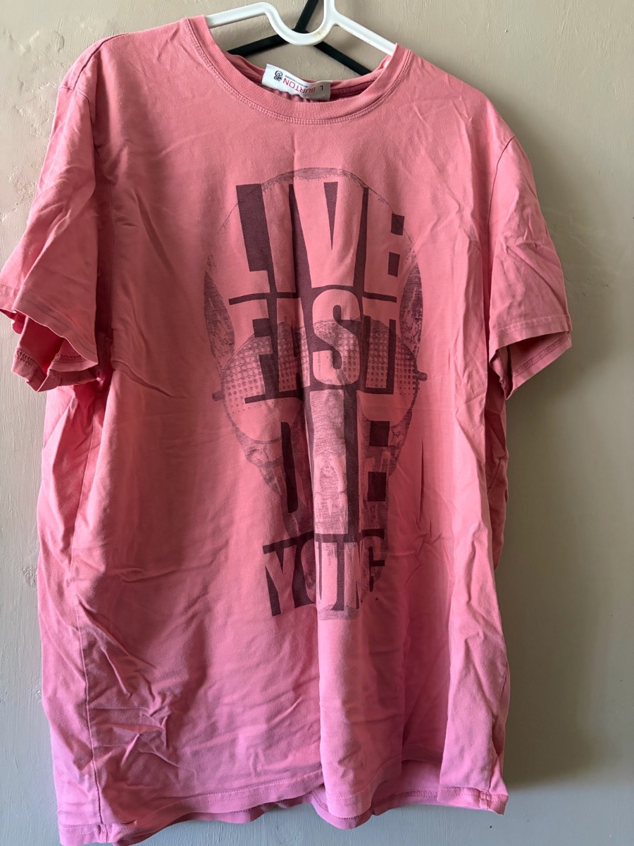 Burton Pink Graphic T-Shirt, Large