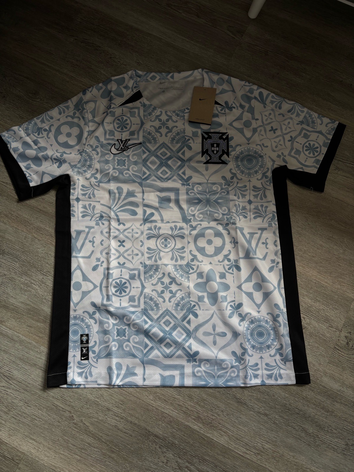 Portugal x Louis Vuitton Football Jersey Concept ‘ Size Large