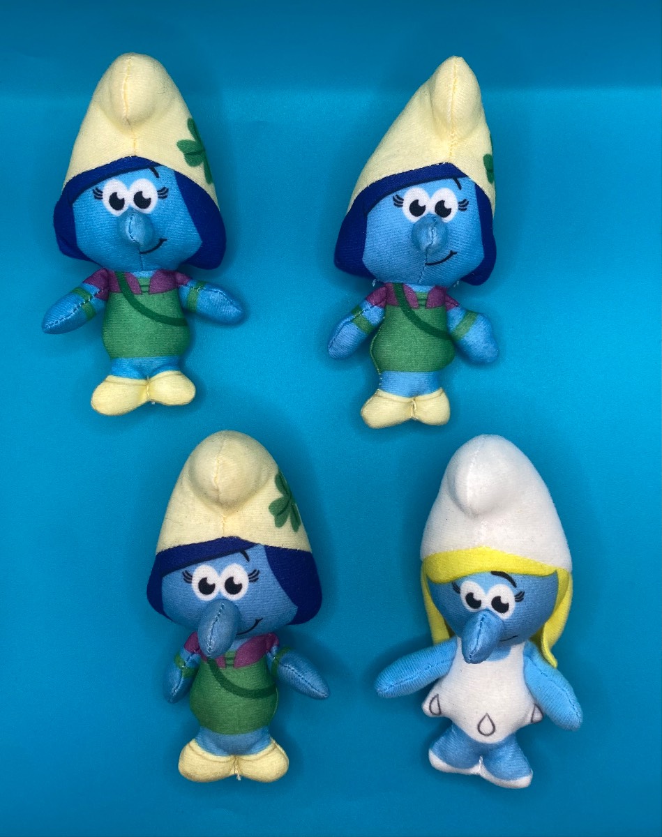 McDonald’s Toy - 3x Storm And 1x Smurfette Smurfs
