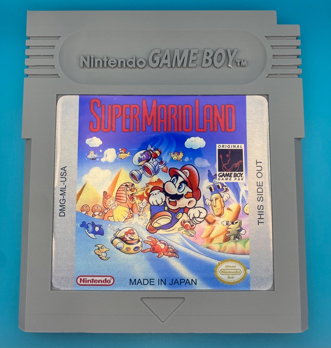 3D Printed Gameboy Game Cartridge - Super Mario Land