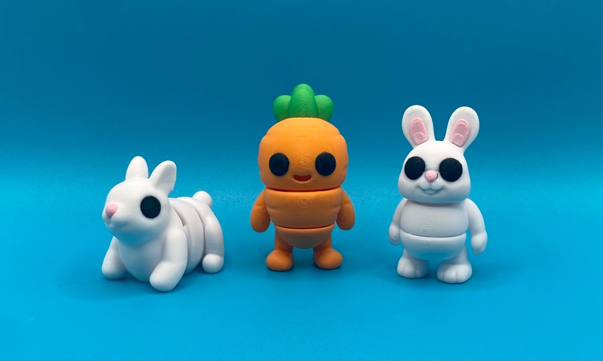 3D Printed Mini Wiggle - x3 Easter Bundle