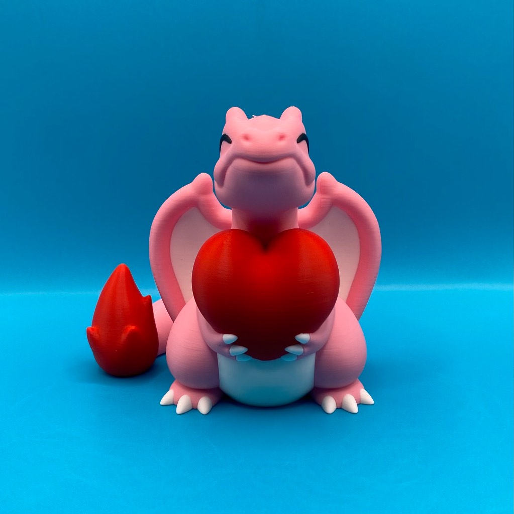 3D Printed Pokémon - 10cm Valentines Charizard