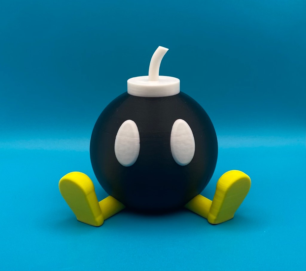 3D Printed Super Mario Bob-Omb