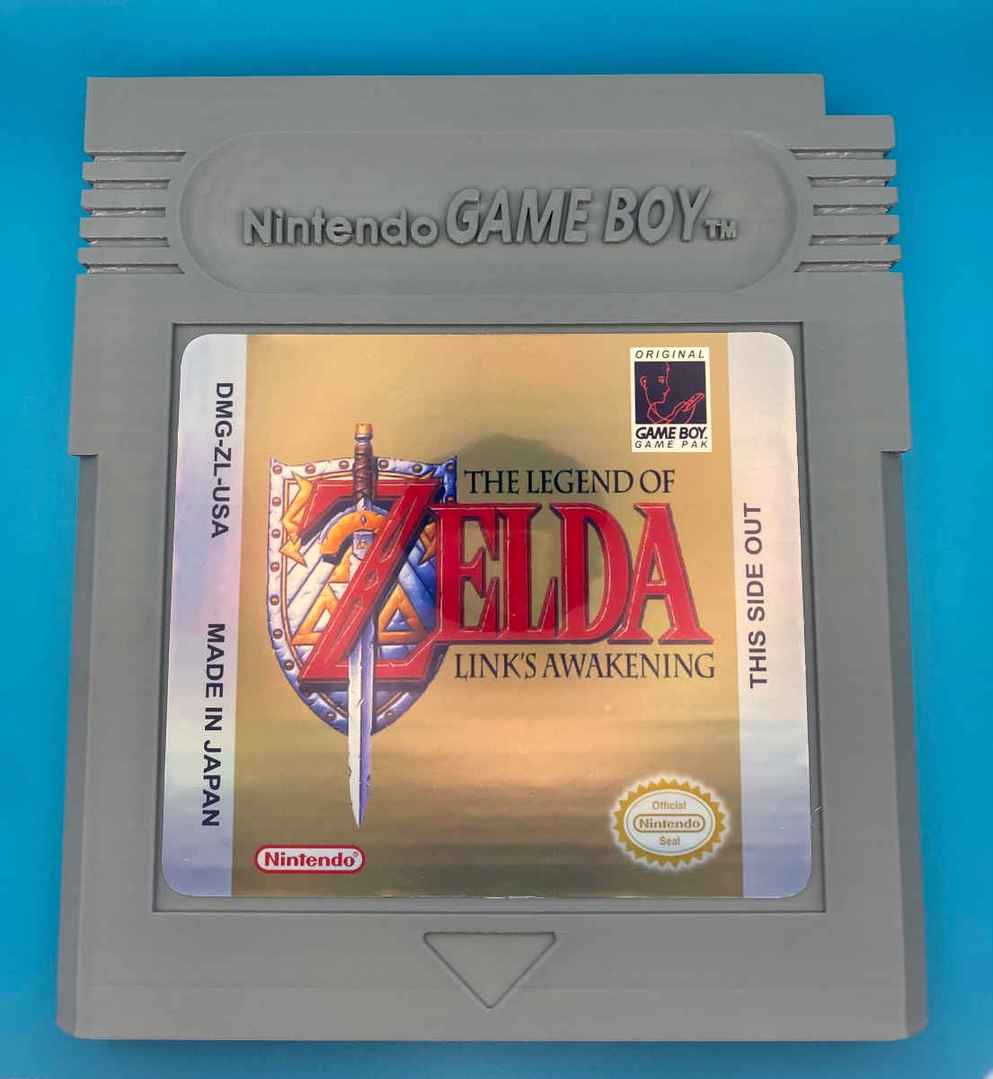 3D Printed Gameboy Game Cartridge - Zelda Links Awakening