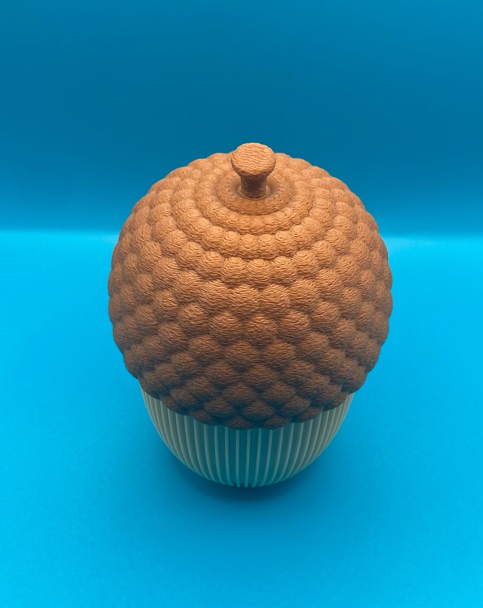 3D Printed Small Acorn Storage Ornament
