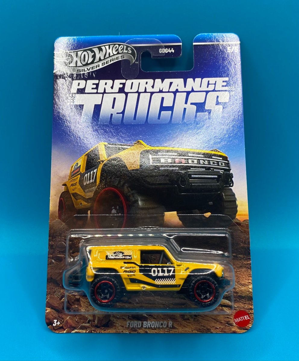 Hotwheels Silver Series Performance Trucks - Ford Bronco R
