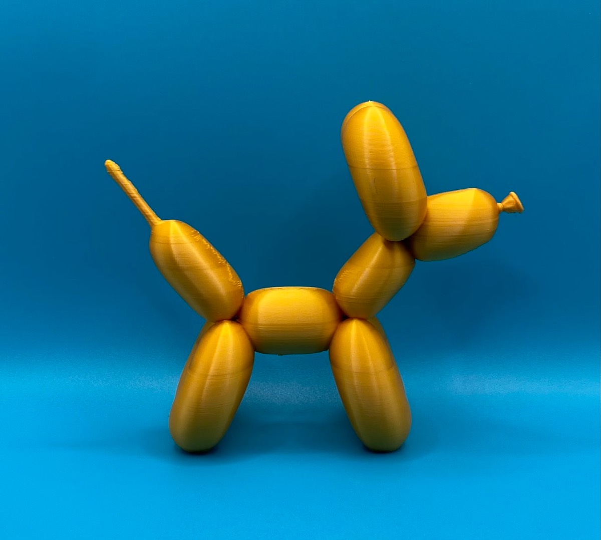 3D Printed Balloon Dog - Gold