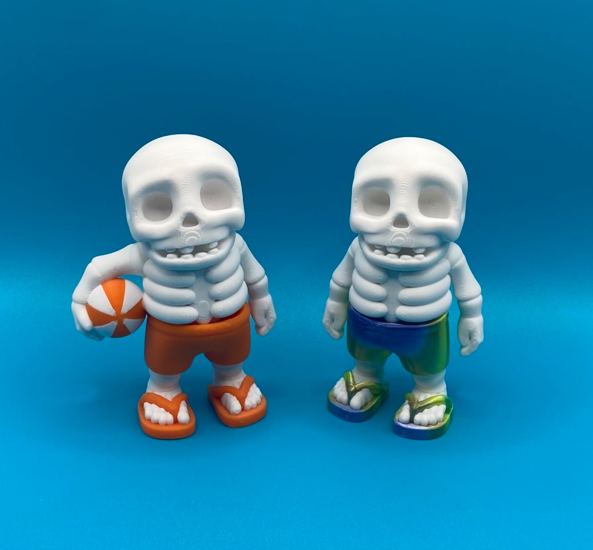 3D Printed Wiggle - Beach Style Skeleton