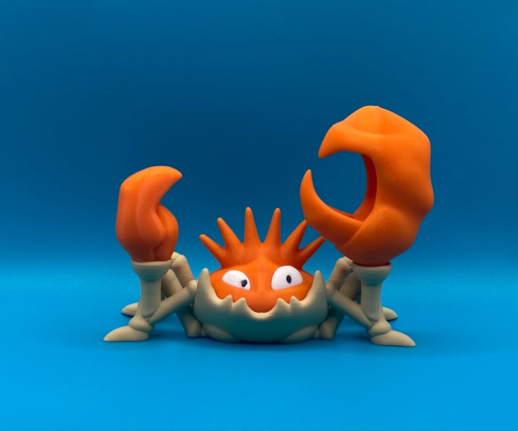 3D Printed Pokémon - 10cm Kingler