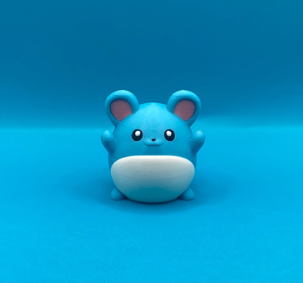 3D Printed Pokémon - 5cm Marill