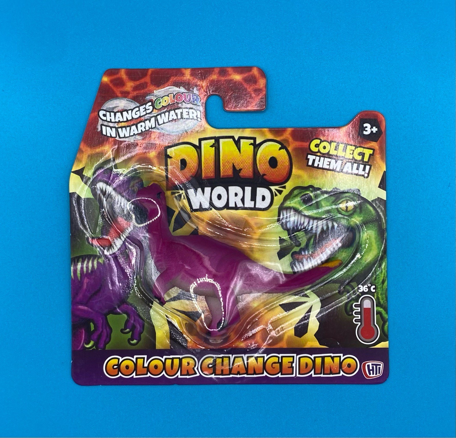 Dino World Colour Change Dinosaur - Purple