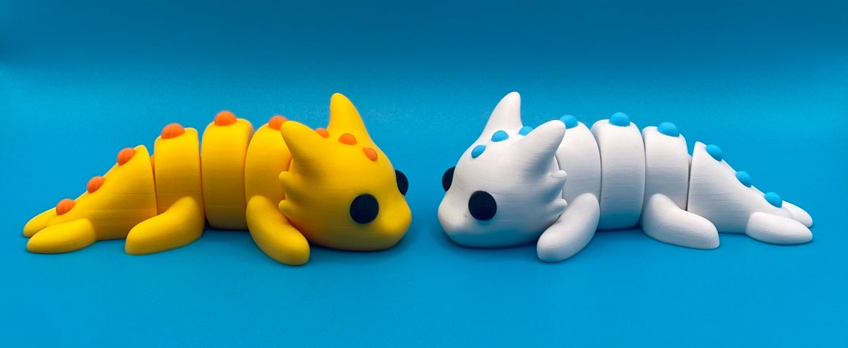 3D Printed Wiggle - Dragon