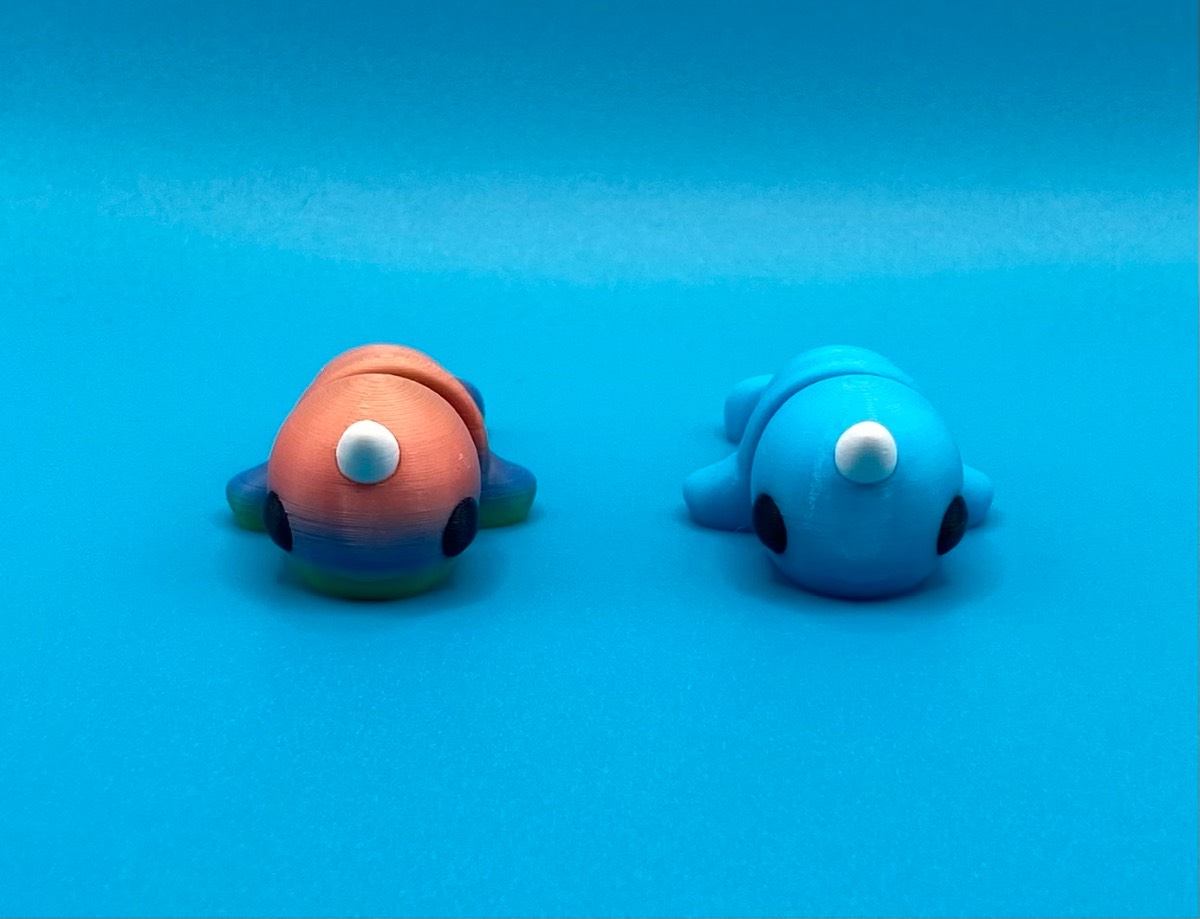 3D Printed Mini Wiggle - Narwhale