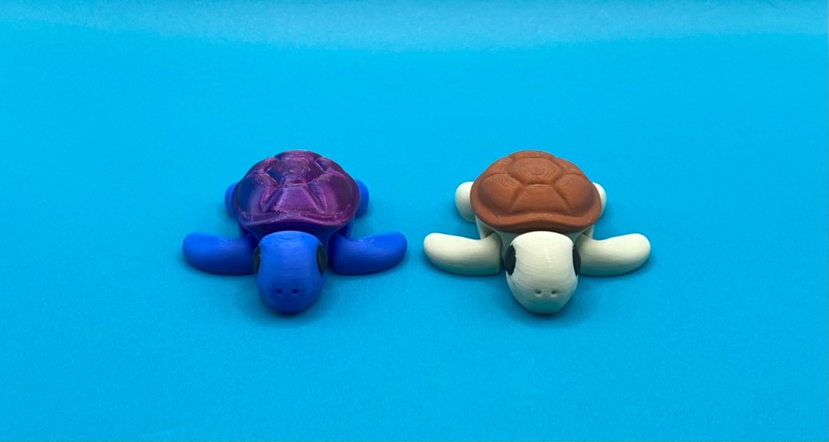 3D Printed Mini Wiggle - Turtle